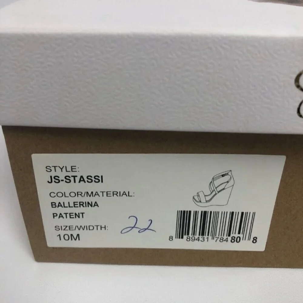 Jessica Simpson Womens Stassi Wedge Sandals Ballerina 10M